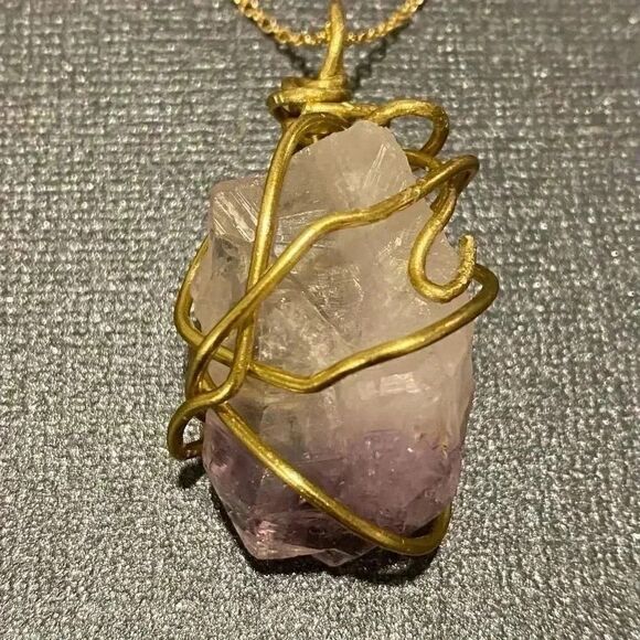 Genuine Amethyst Necklace   - Picture 2 of 5